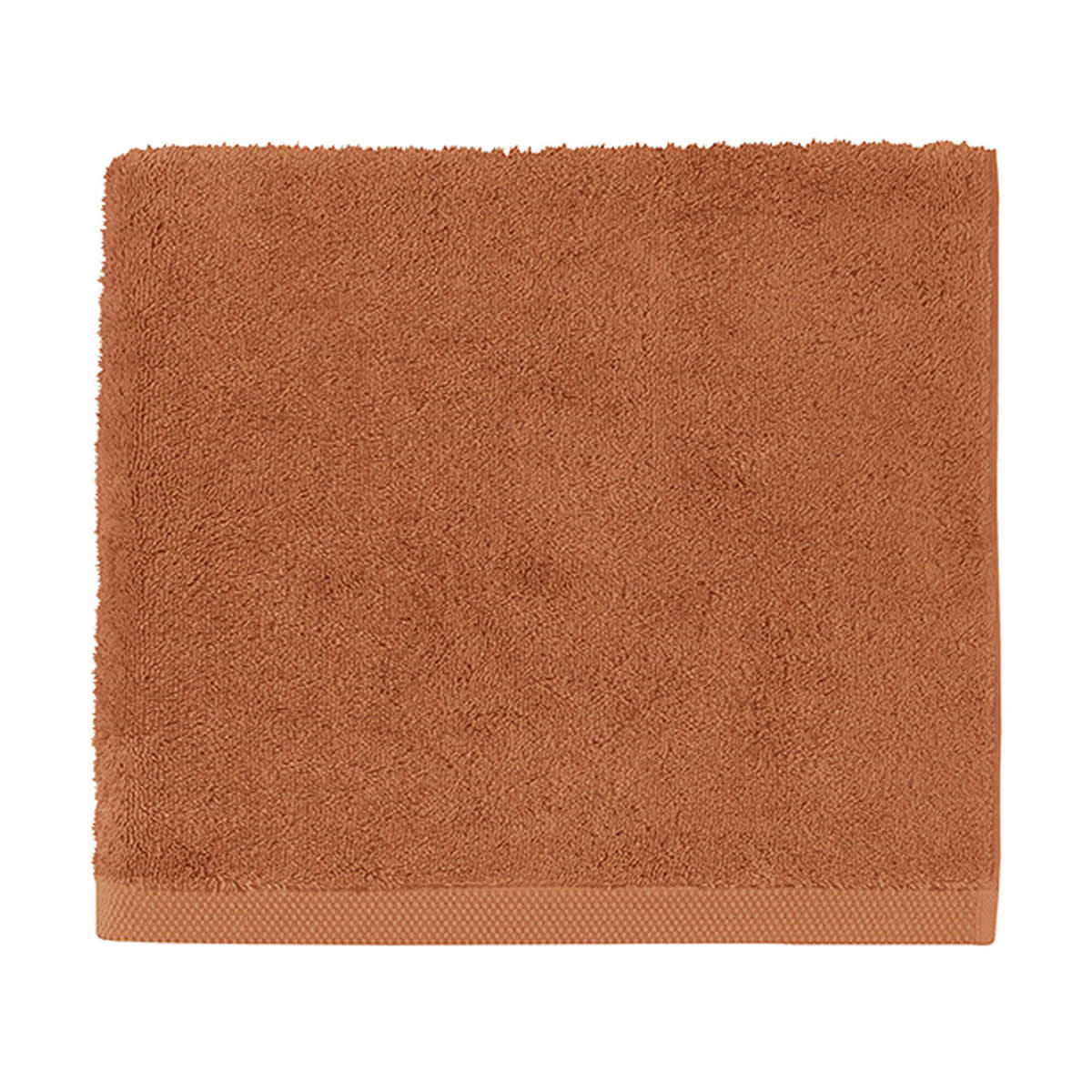 ESSENTIEL - Drap de douche en coton bio orange 70x140