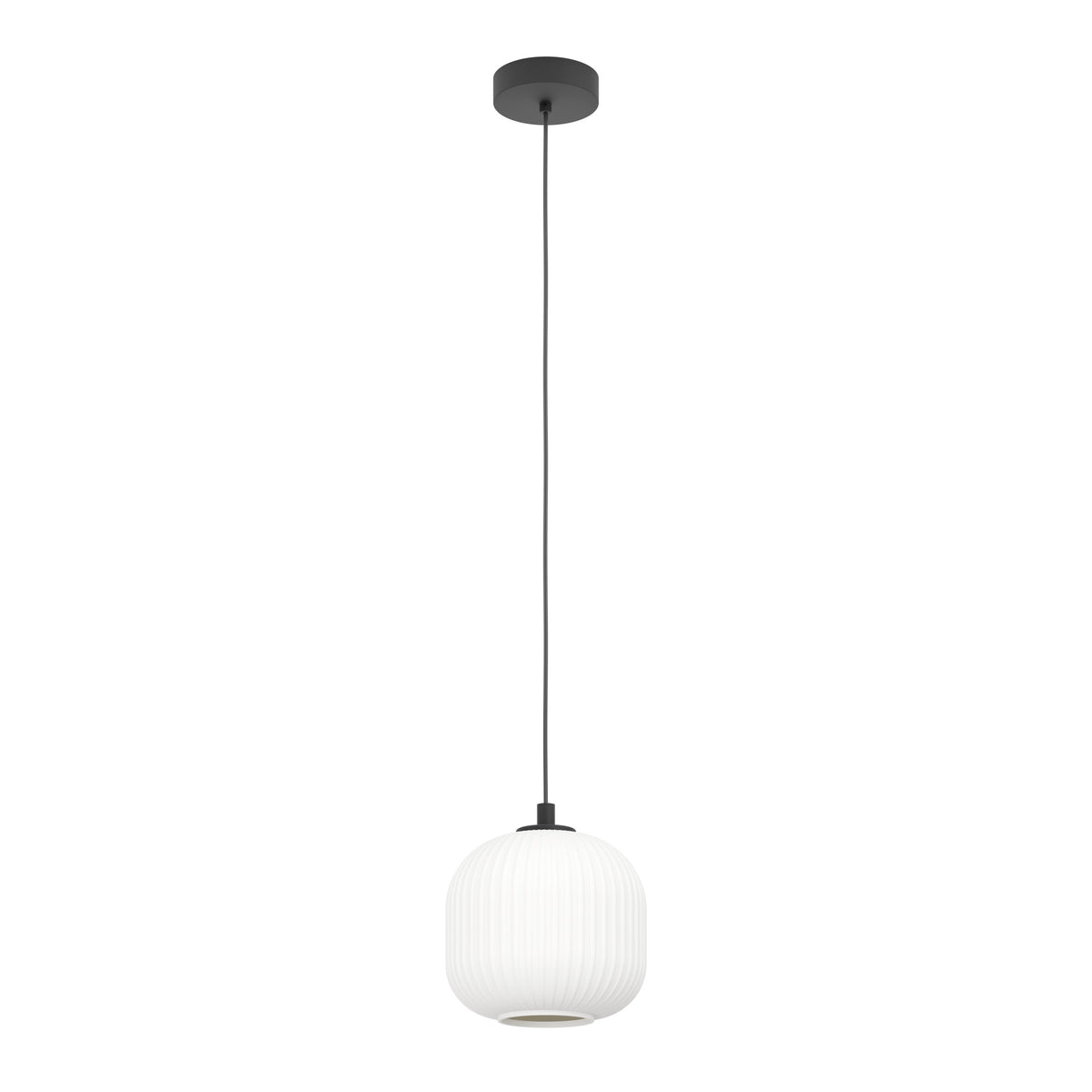 EGLO hanglamp Mantunalle - e27 - ø 20 cm - zwart