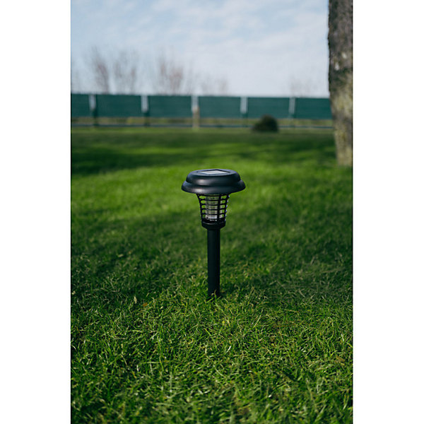 Lampe solaire anti-insectes INSCALATIC LED/UV à planter au sol