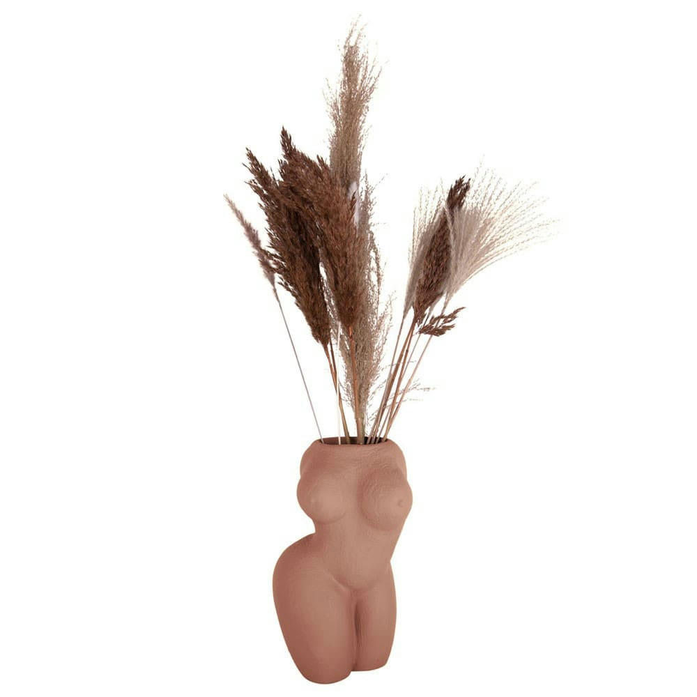 LADY - Vase lady résine terracotta