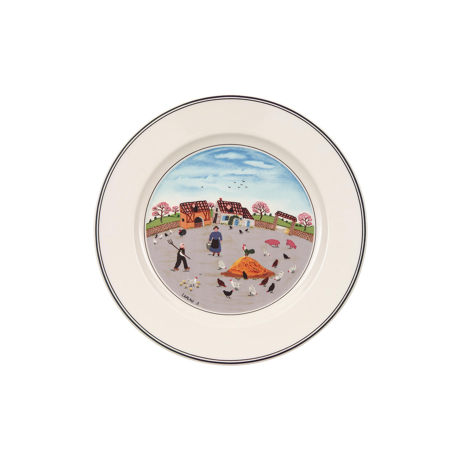 Design Naif tallerken ø 21 cm, poultry farm