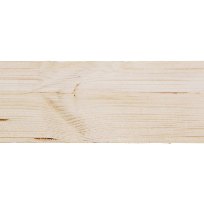 Chevron en sapin brut 270 x 7,5 x 6,3 cm
