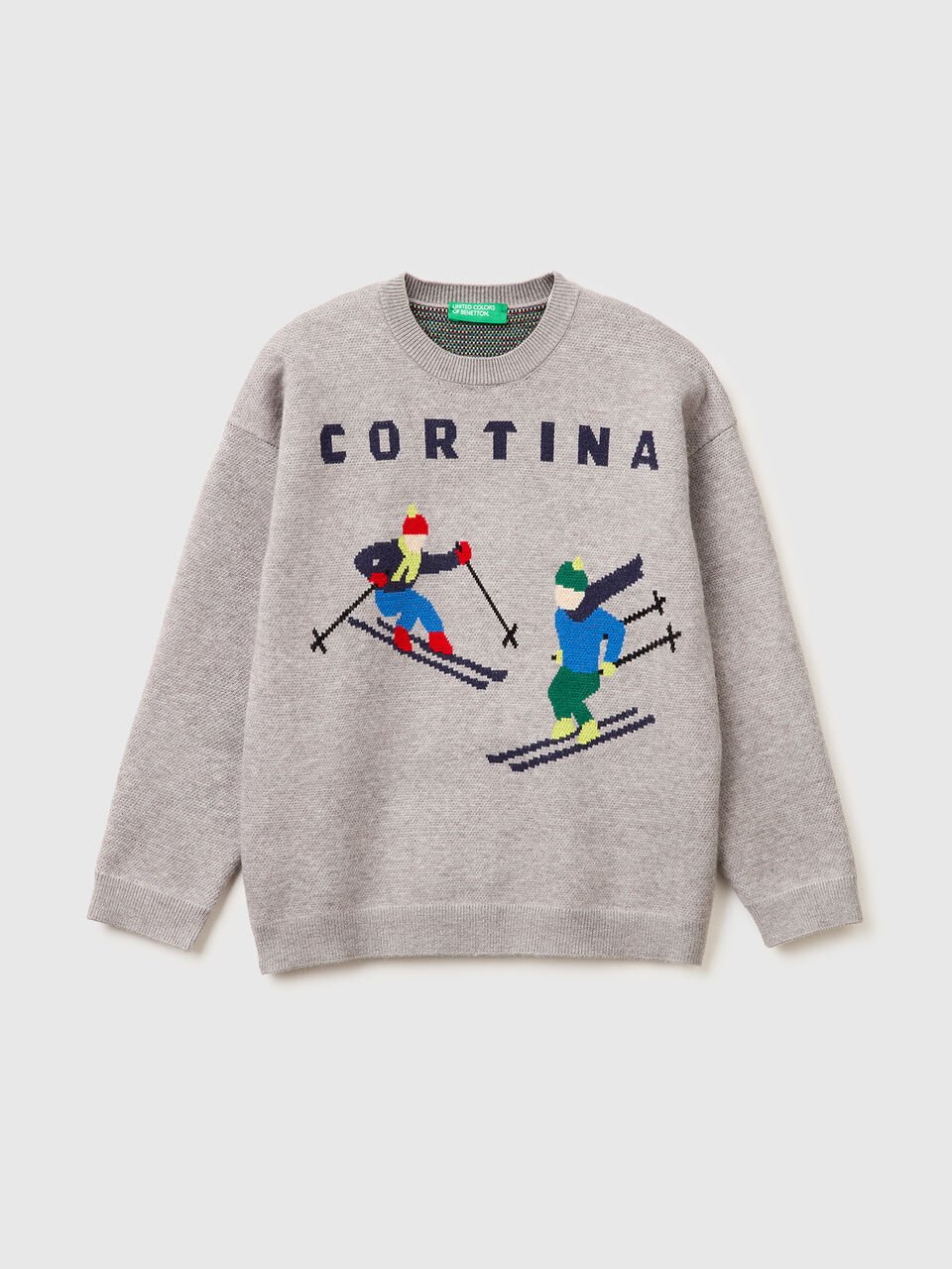 Ski graphic sweater