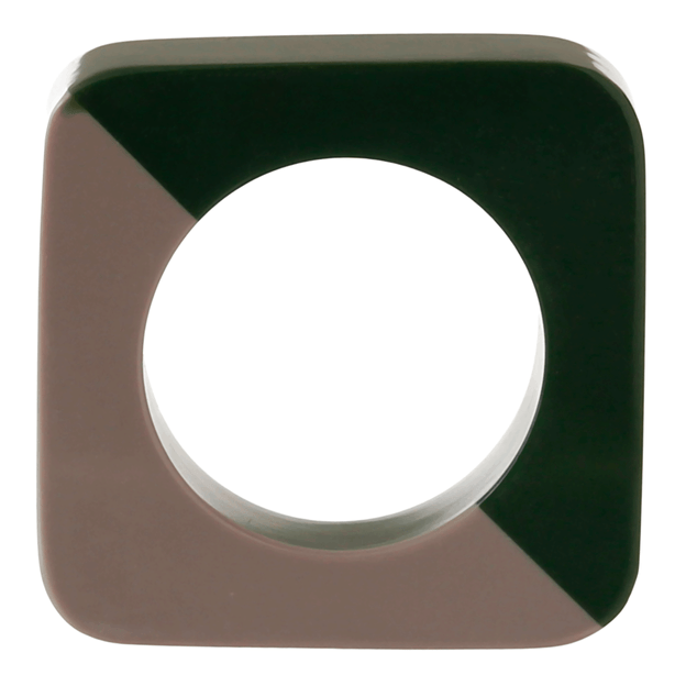 ARGOLA PAR GUARDANAPO CONJUNTO COM 2 PEÇAS DUO COLOR