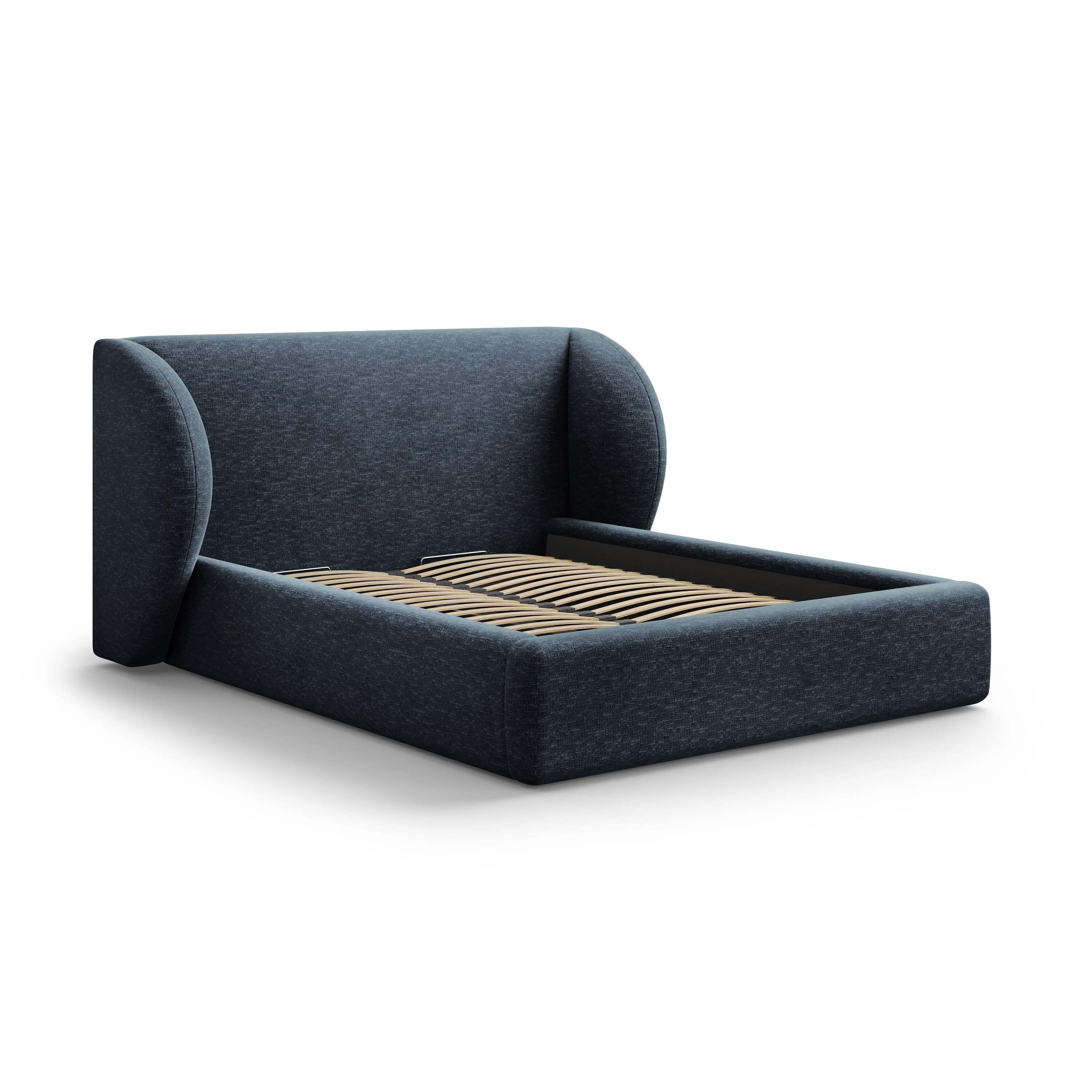 Micadoni Bedframe Miley met Opbergruimte - 160 x 200 cm - Chenille - K