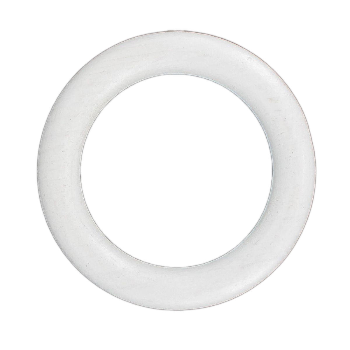 Conjunto de 10 argolas brancas