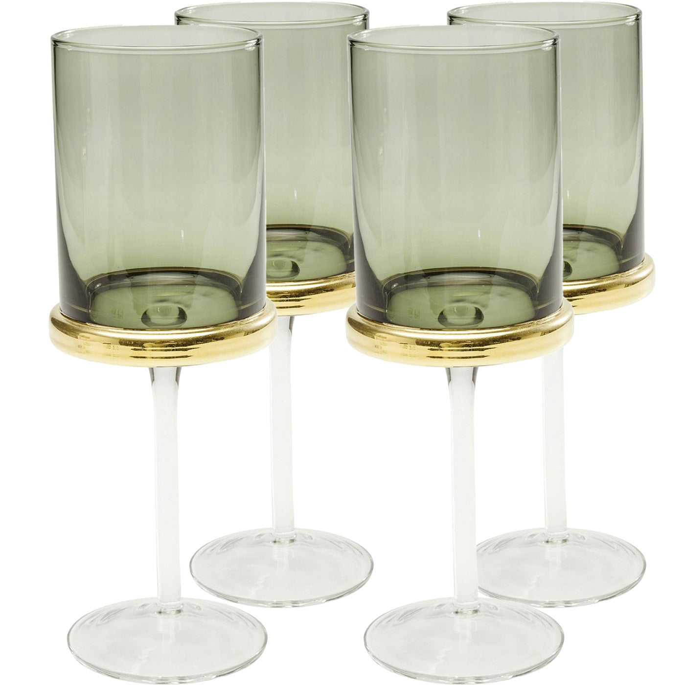 Kare Design Wijnglazen Wit Innocent Smoke (4/set)