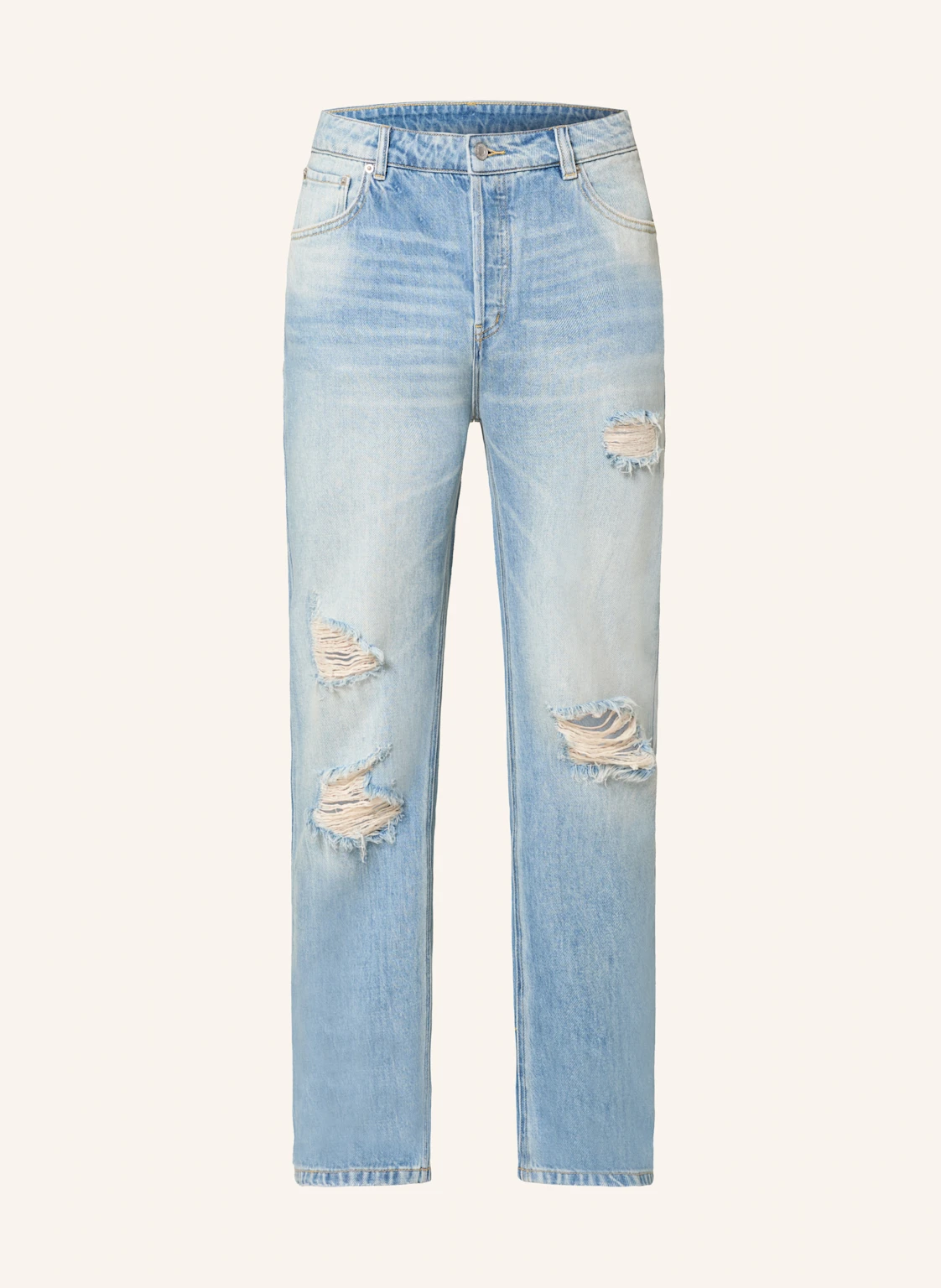 COLE BUXTON Destroyed Jeans Slim Fit