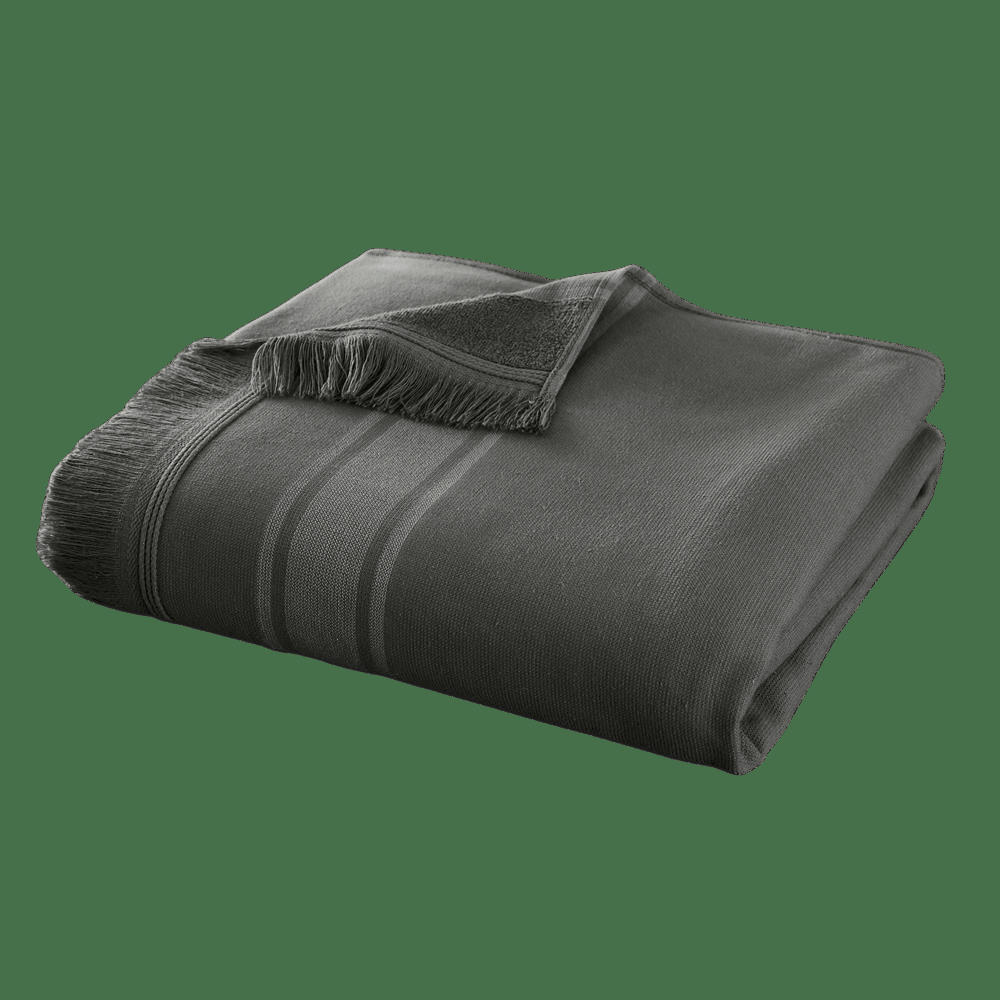 AGADIR - Fouta en coton grise 90x200 cm