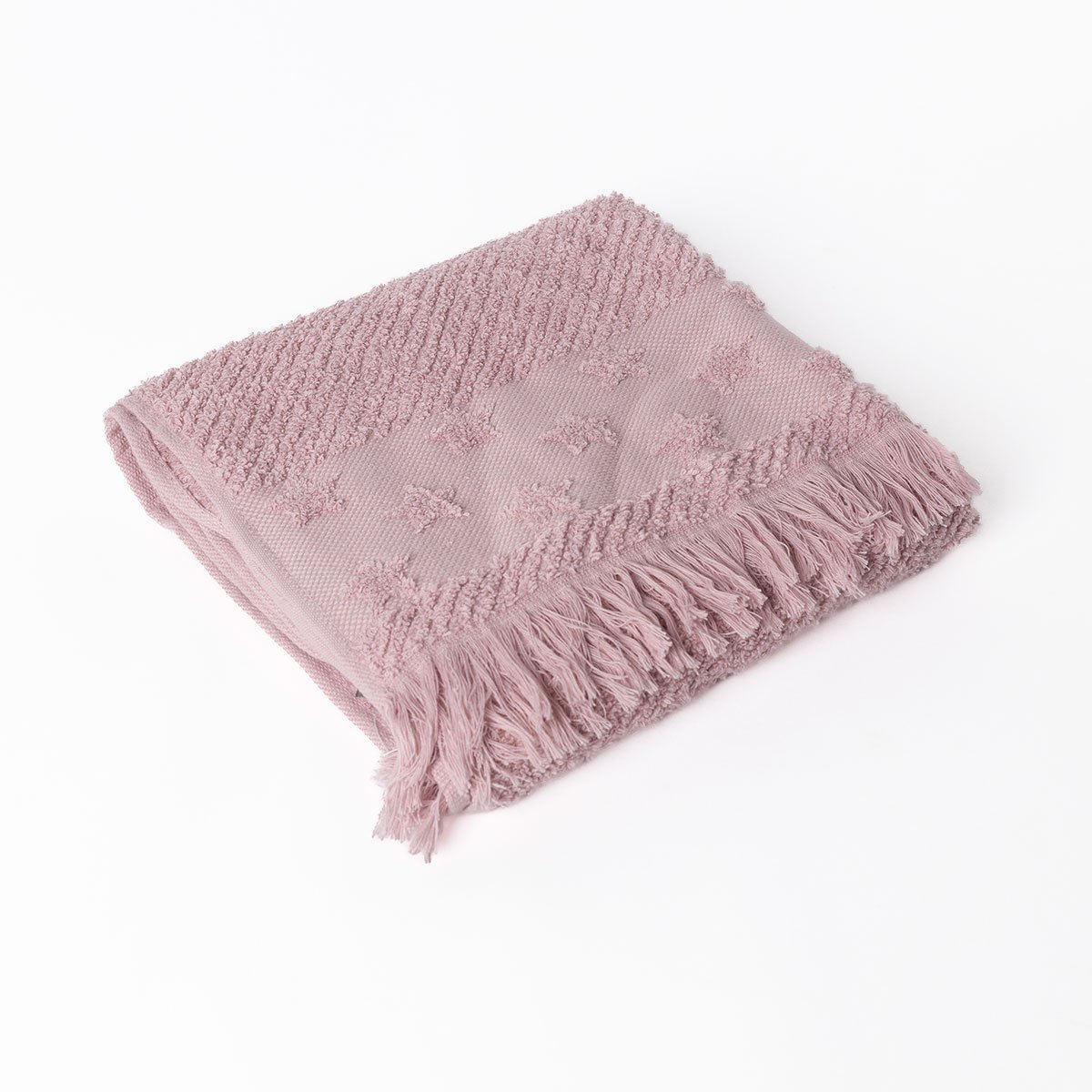 Toalha lençol de banho rosa com estrelas 70x140cm