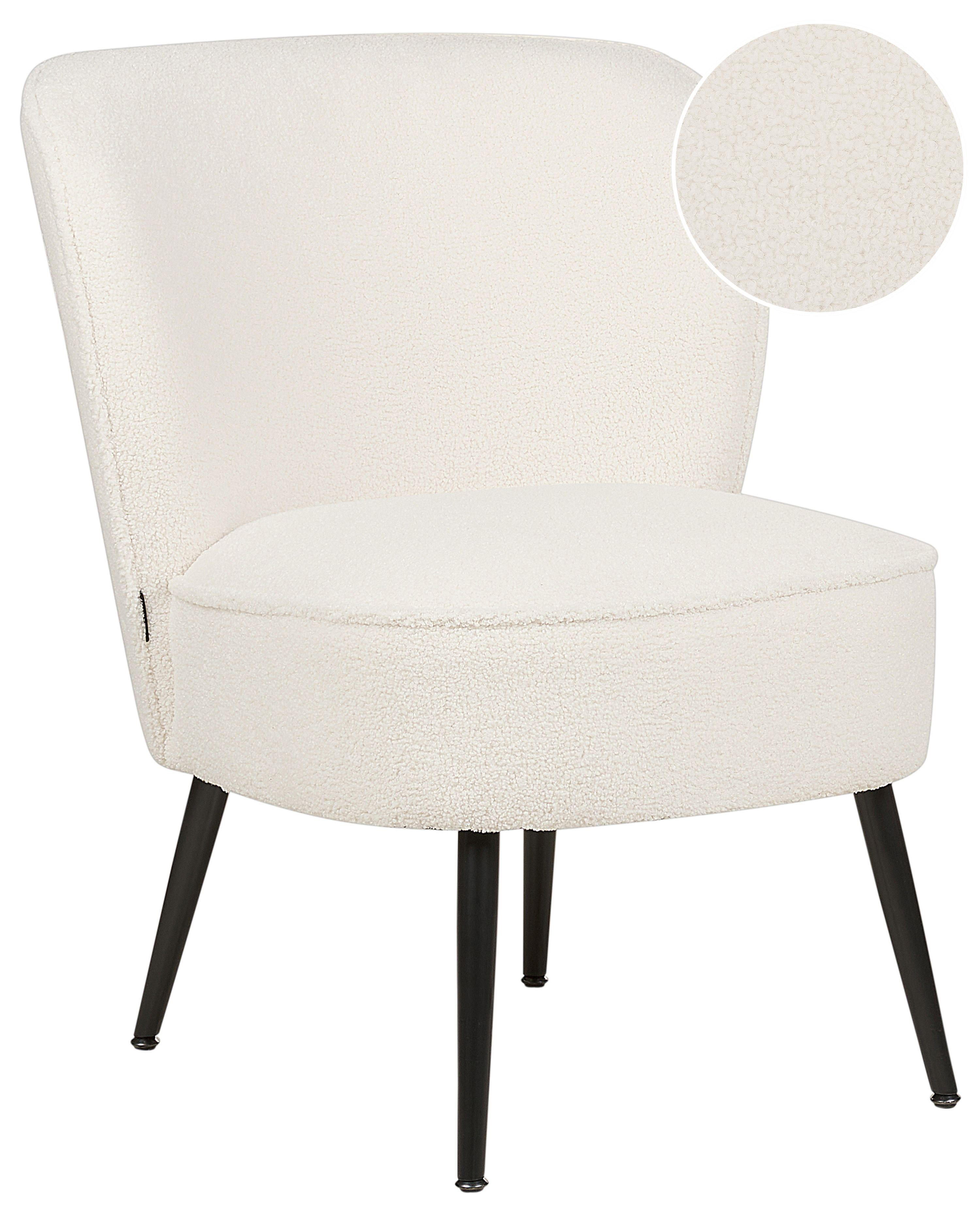 Armchair VOSS Boucle White