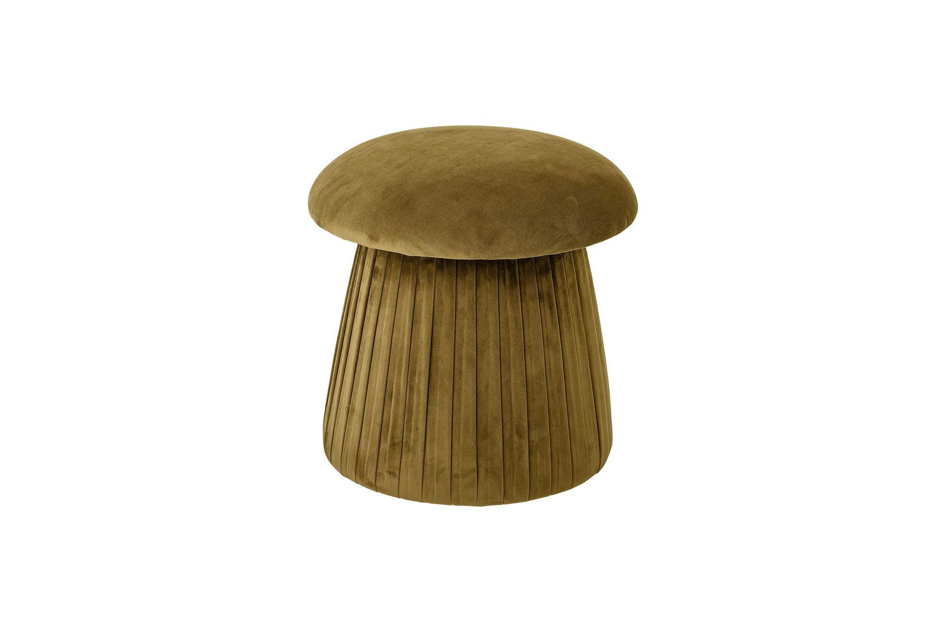 GRANDMA - Pouf en polyester marron