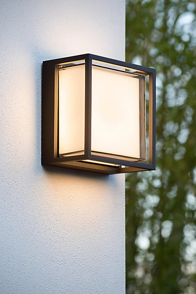 Applique murale SINGA LED en aluminium avec LED intégré - Noir - Lucide