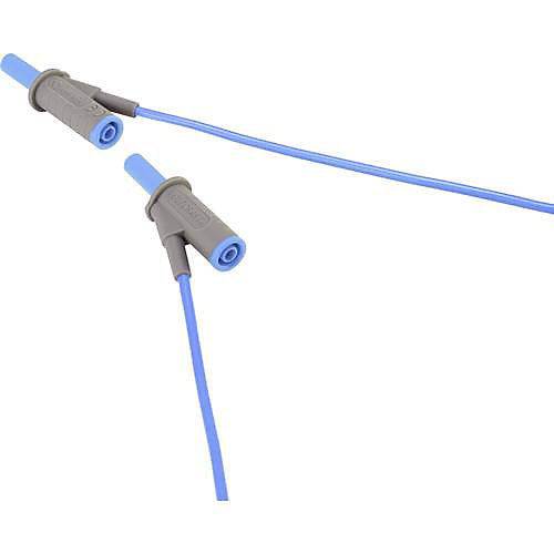 Cordon de mesure de sécurité 4 mm banane mâle - câble pour appareil de test, 10 A, accessoire de mesure d'électricien.