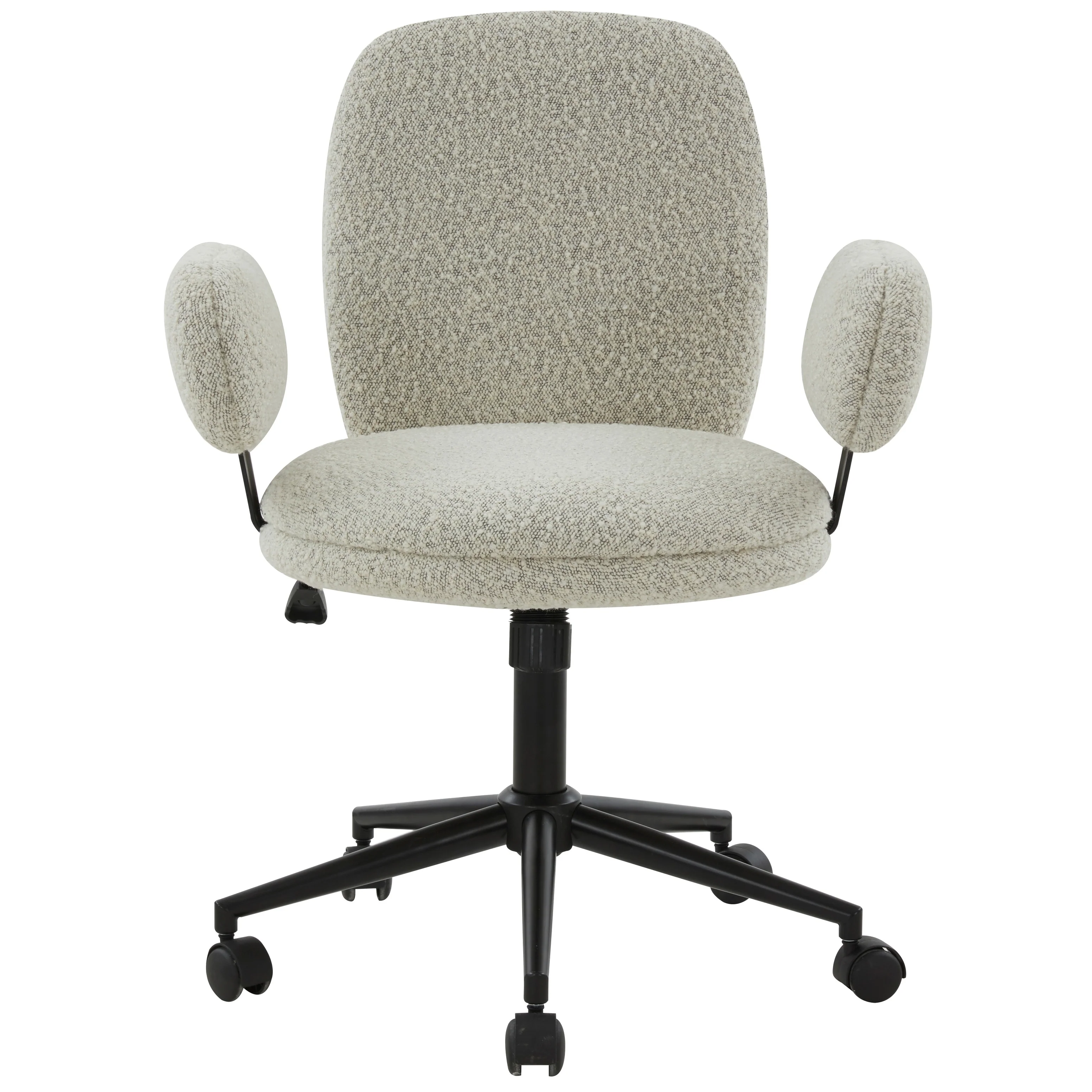 SAFAVIEH Couture Birglinde Adjustable Desk Chair - 26 In W x 25 In D x 34-39 In H - 26Wx25Dx39H