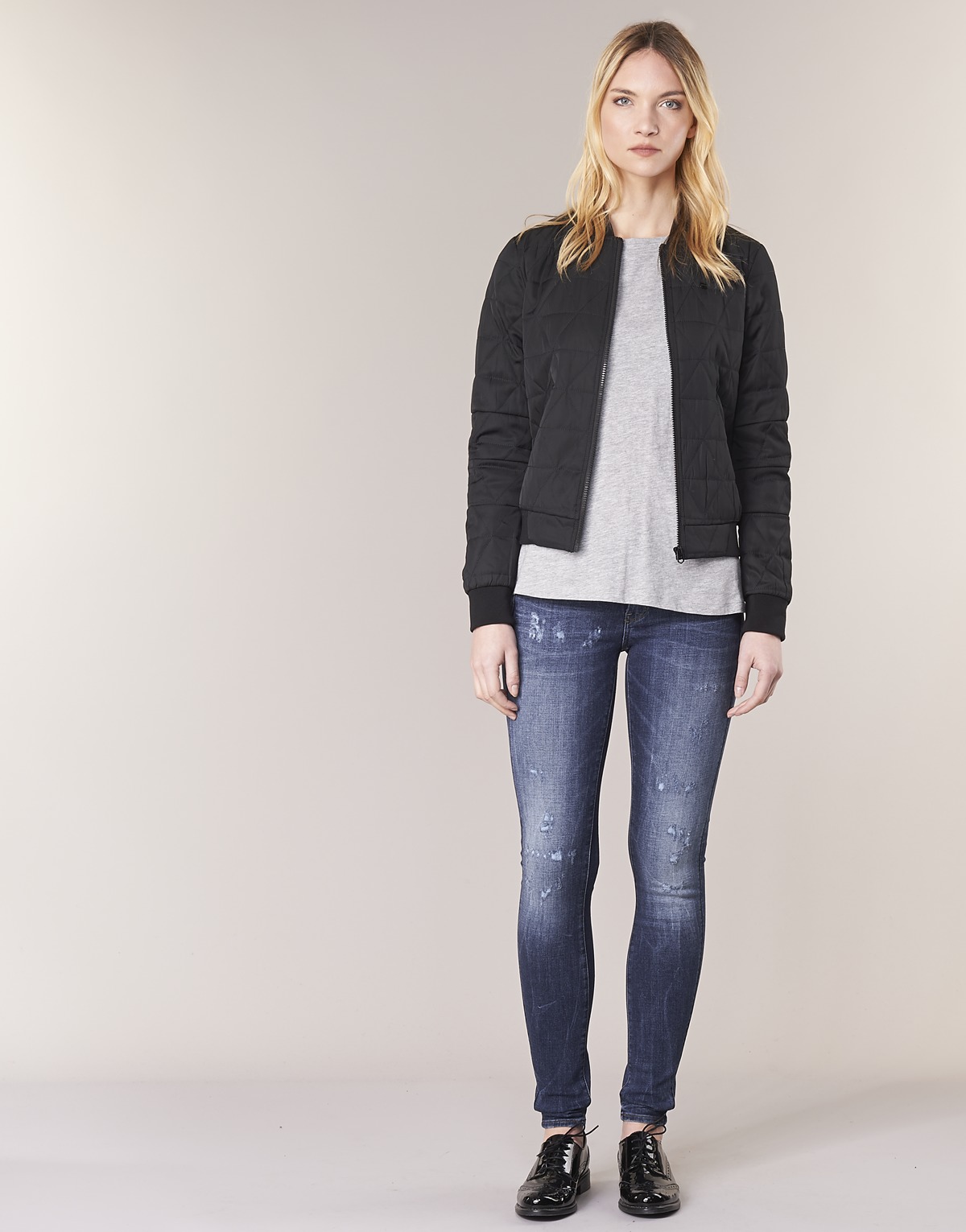 G-Star Raw - D-STAQ 5 PKT MID SKINNY - Medium / Aged / Restored