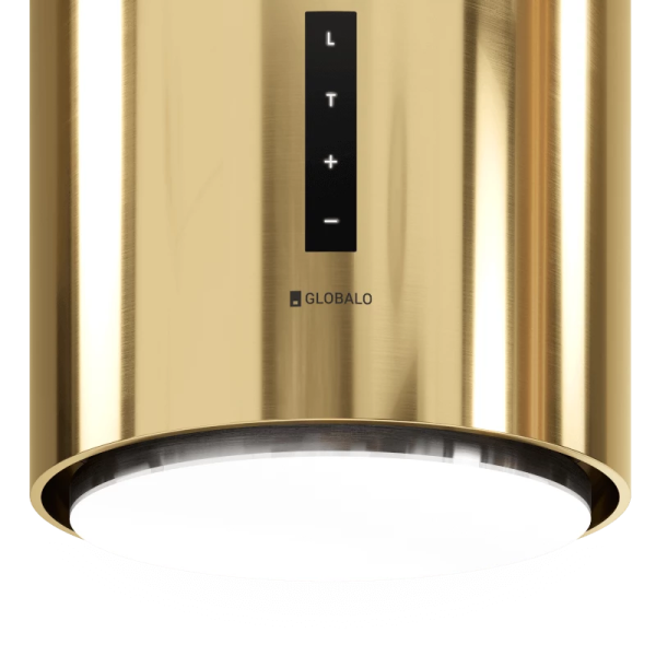 Okap wyspowy Globalo Heweno Isola 39.2 light gold 675m3/h 38cm