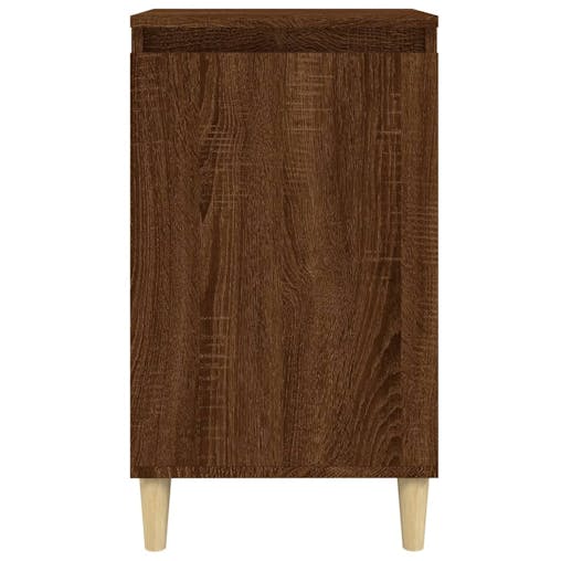 NNEVL Bedside Cabinets 2 pcs Brown Oak 40x35x70 cm Engineered Wood