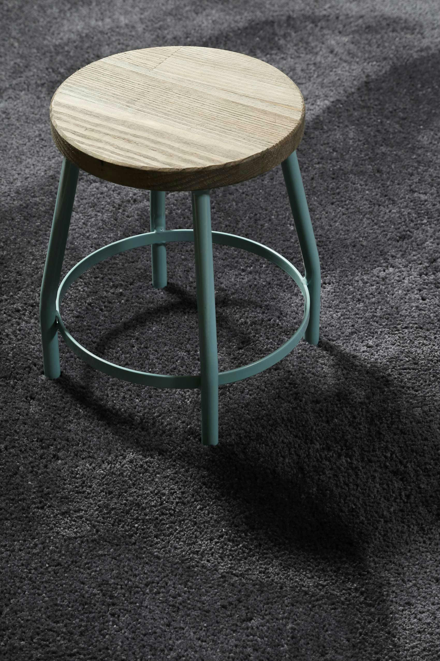 PISA - Tapis en microfibre dense anthracite 160x230 cm