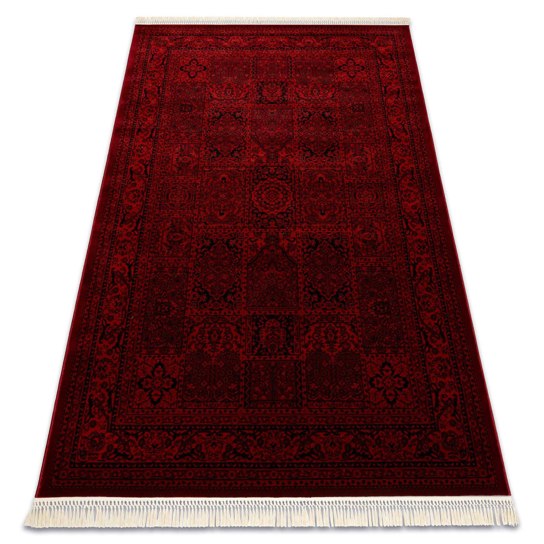 Dywan ORIENT 5365 bordo / czarny Ramka, orientalny, z 100x200 cm