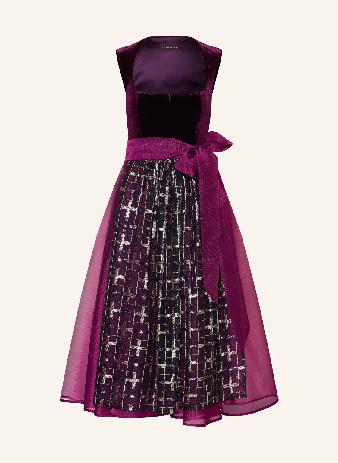 TALBOT RUNHOF Dirndl mit Samt und Pailletten
