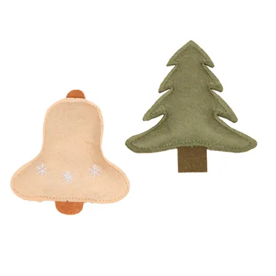 TIAKI Christmas Tree & Bell Cat Toy Set