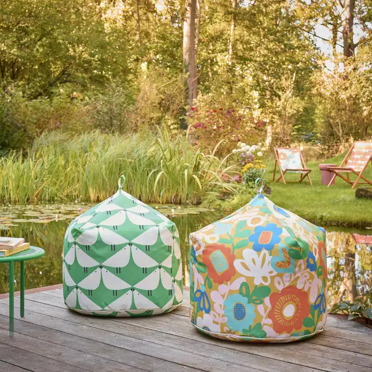 Habitat x Scion Indoor Outdoor Bean Bag with Handle - Kukkia