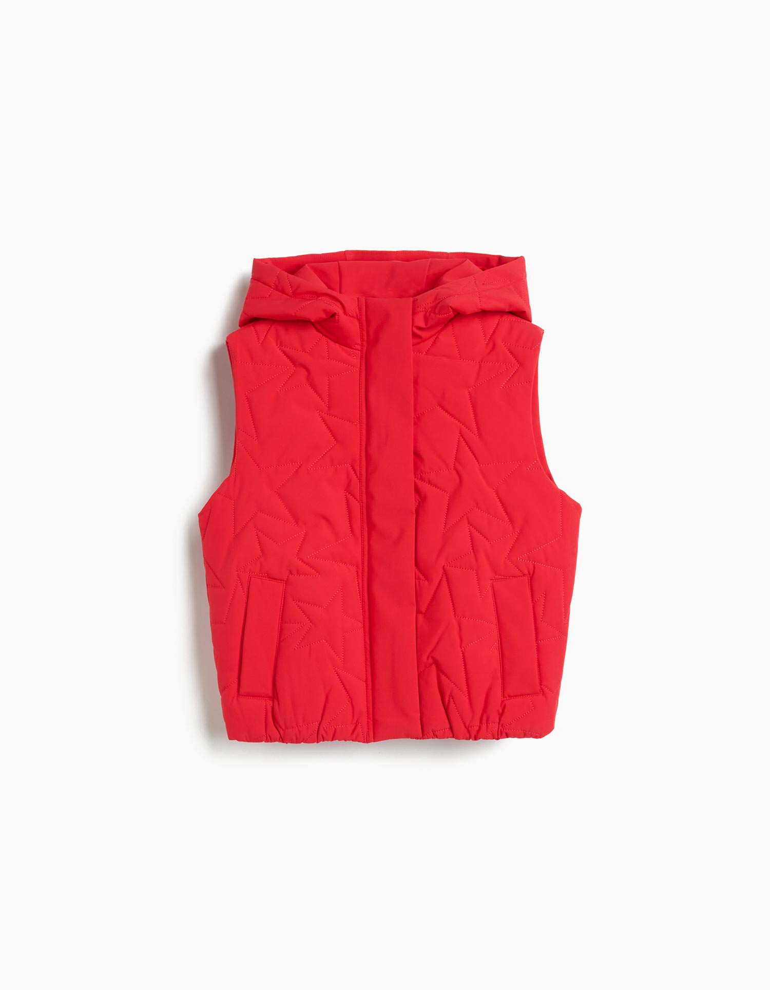 Colete Acolchoado, Menina, Vermelho