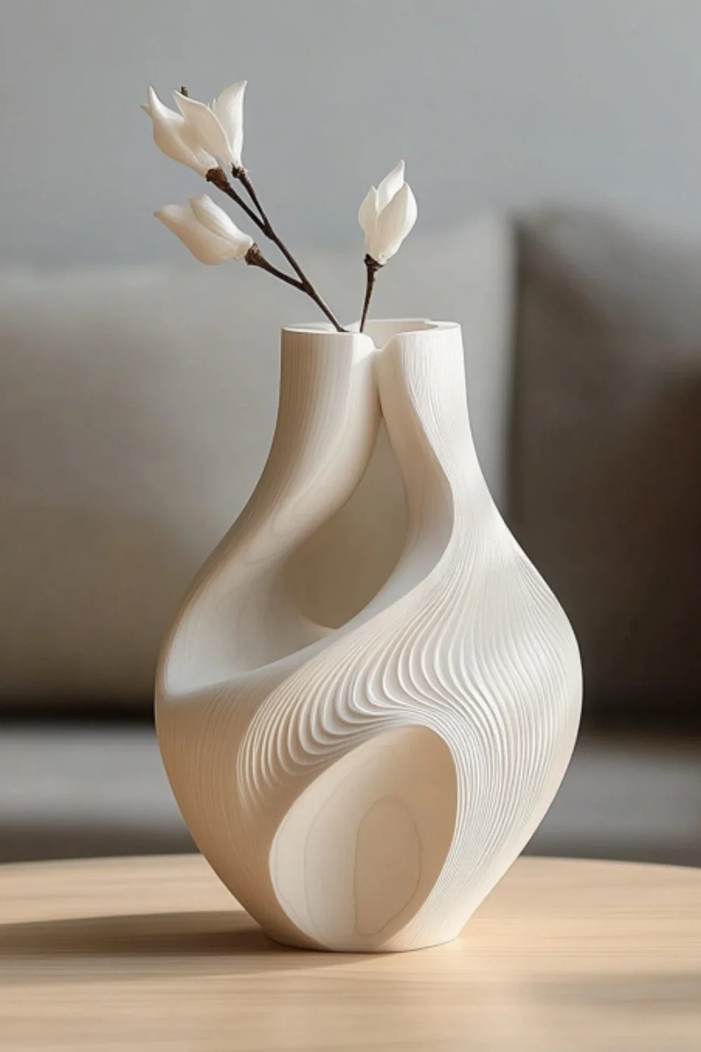 Vase Wood Sculpture #WG076