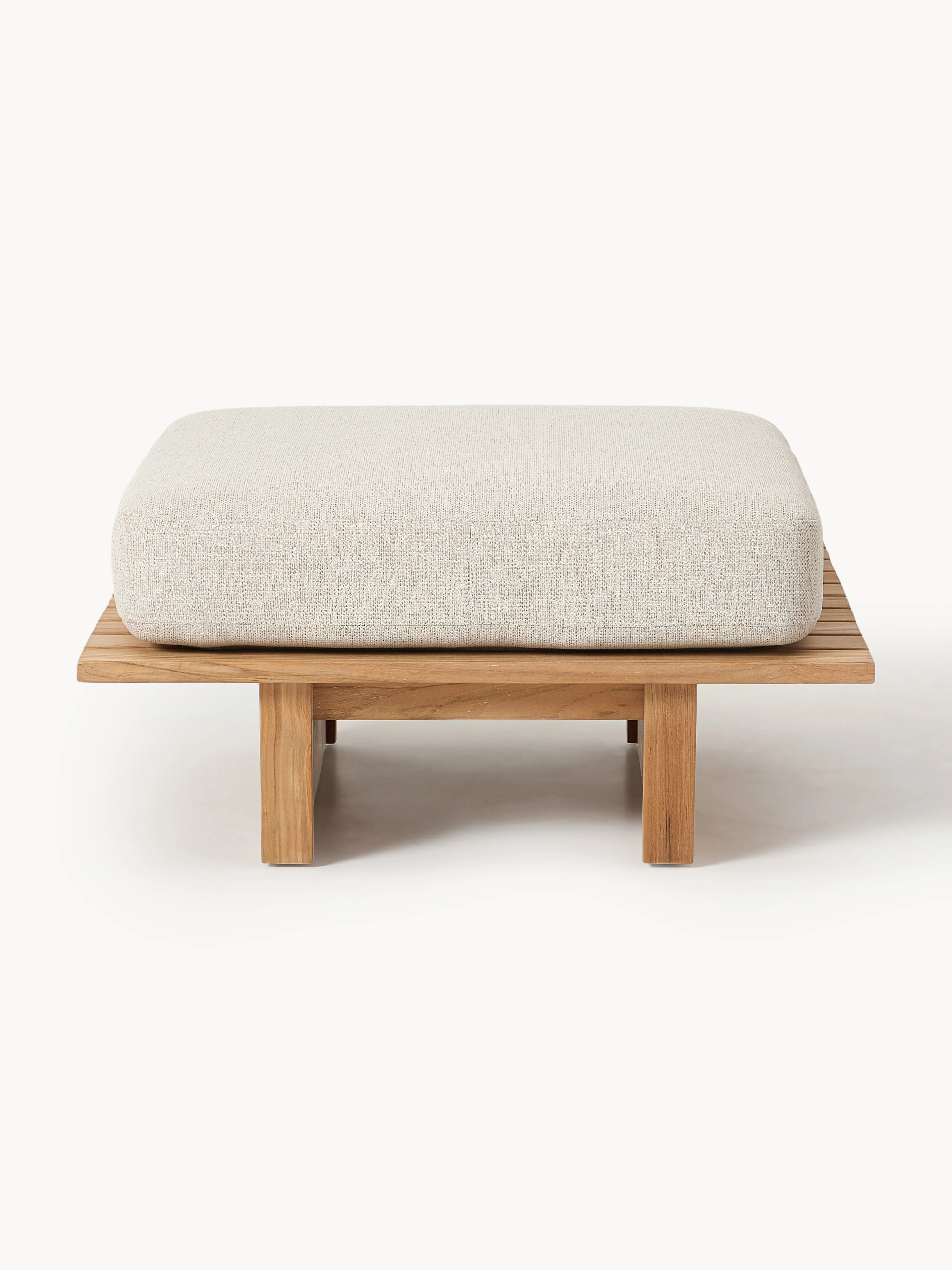 Garten-Sofa-Hocker Eiko aus Teakholz