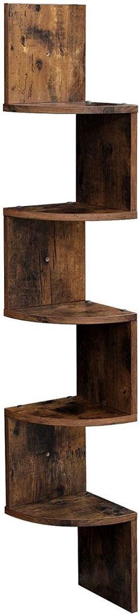 Furnilux Wandrek Bolt - Bruin - 19,5x19,5x123 cm