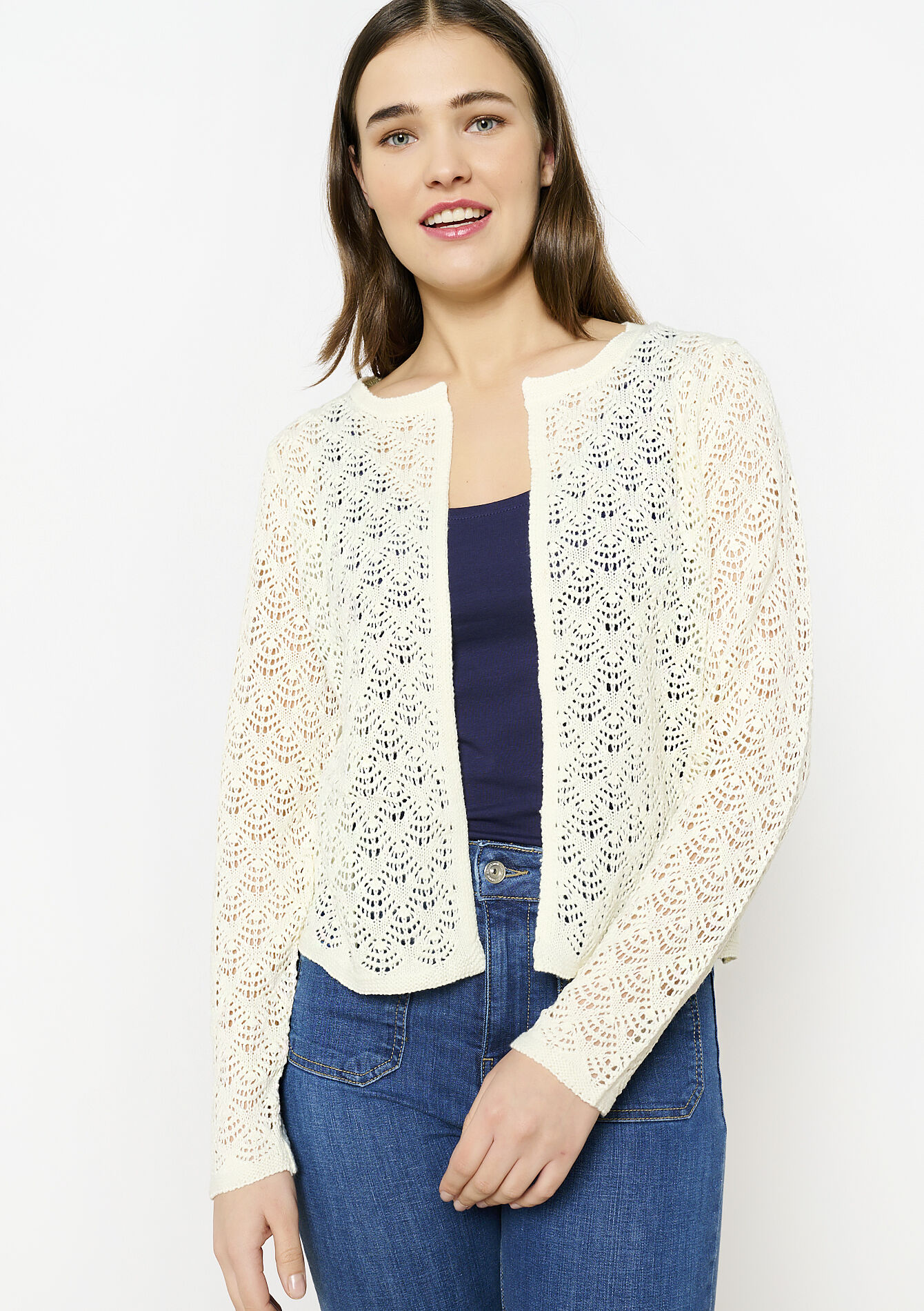 Gehaakte bolero cardigan