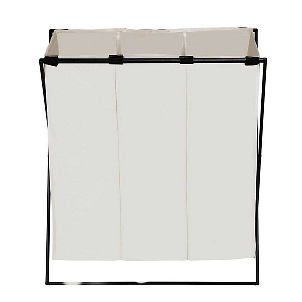 Panier à linge XL avec 3 compartiments
