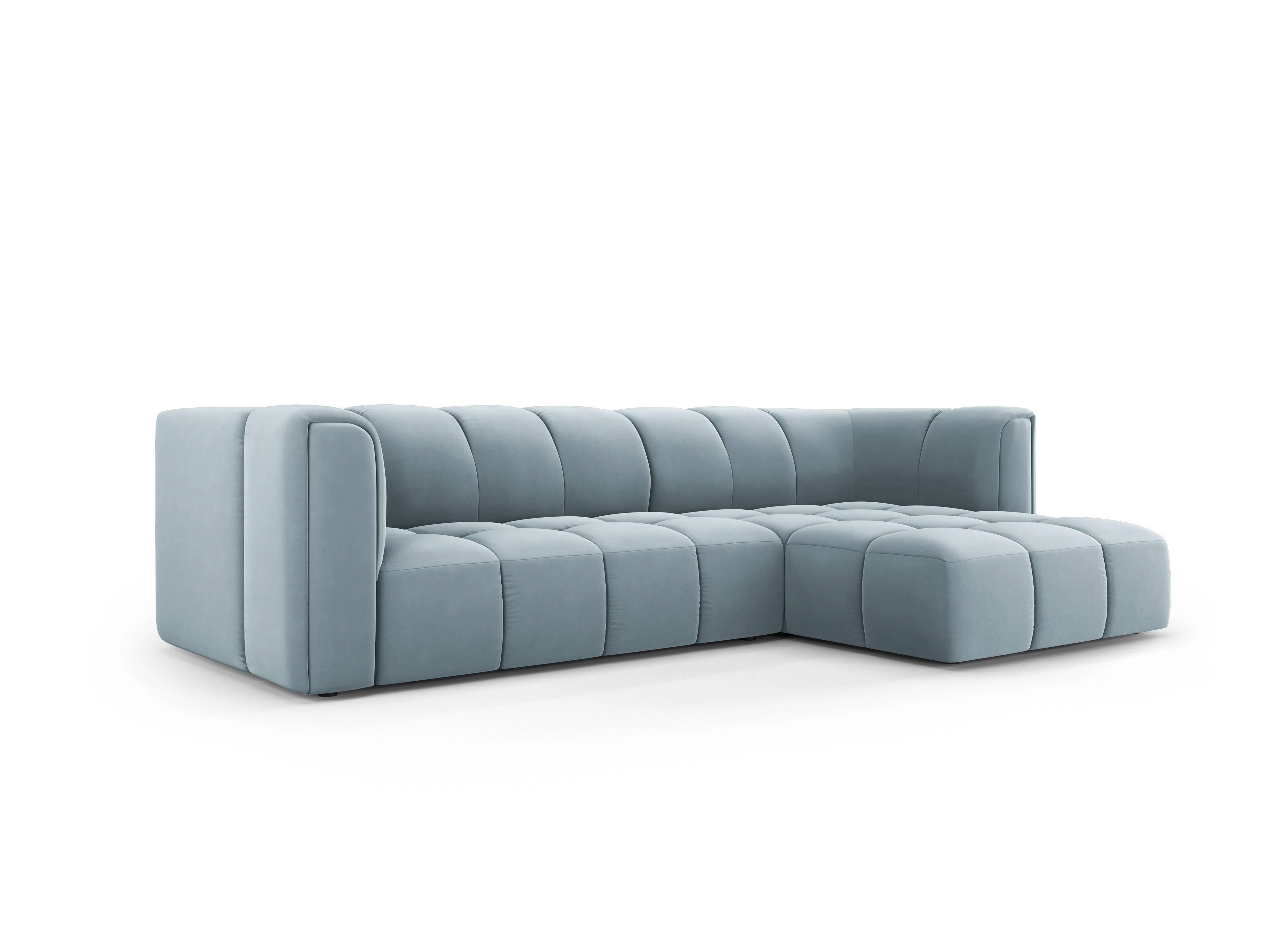 Hoekbank Francesca velvet rechts 3-zits