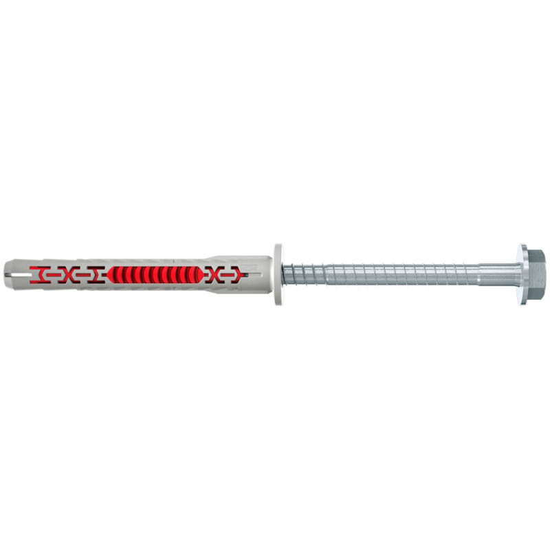 Cheville DuoXpand en nylon avec vis à tête hexagonale Ø 8 x 80 mm 4 pièces