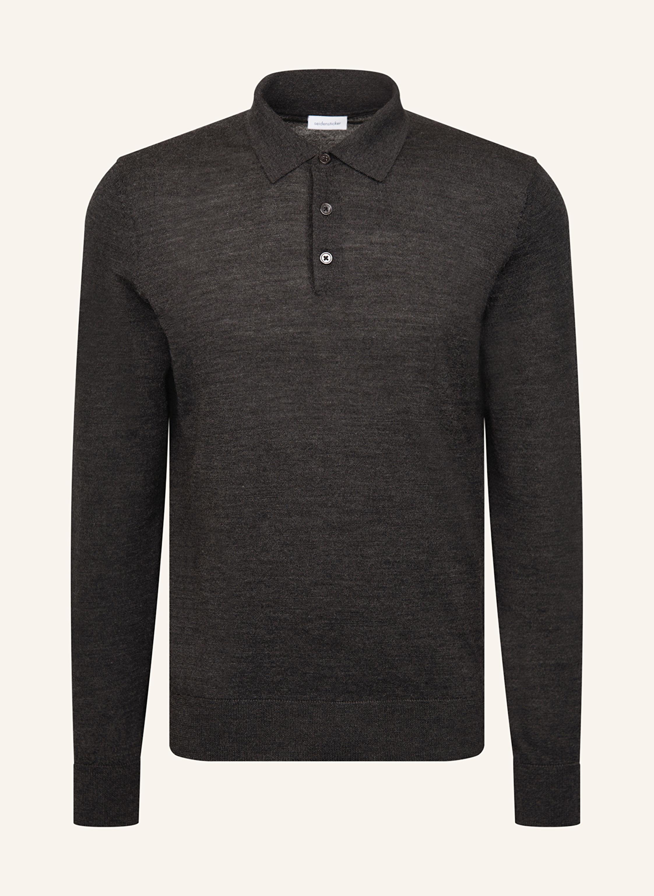 seidensticker Strick-Poloshirt aus Merinowolle