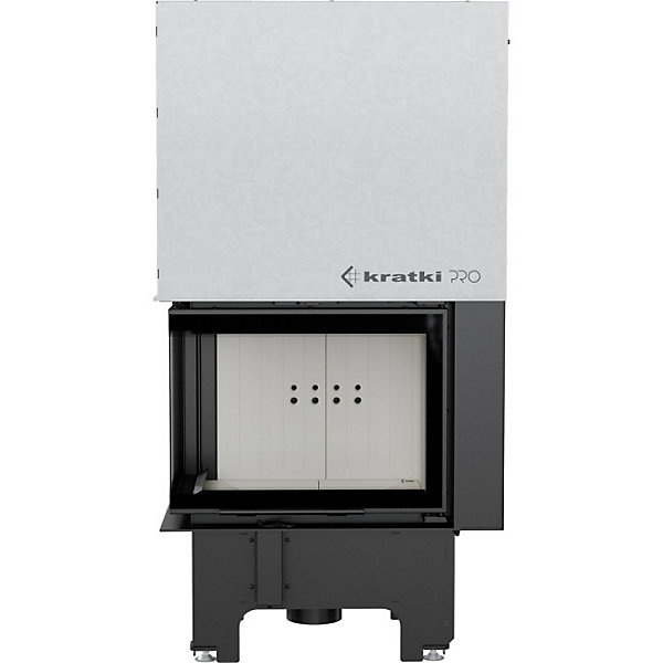 Insert cheminée VN 610/430 BS vitre à gauche ouverture relevable