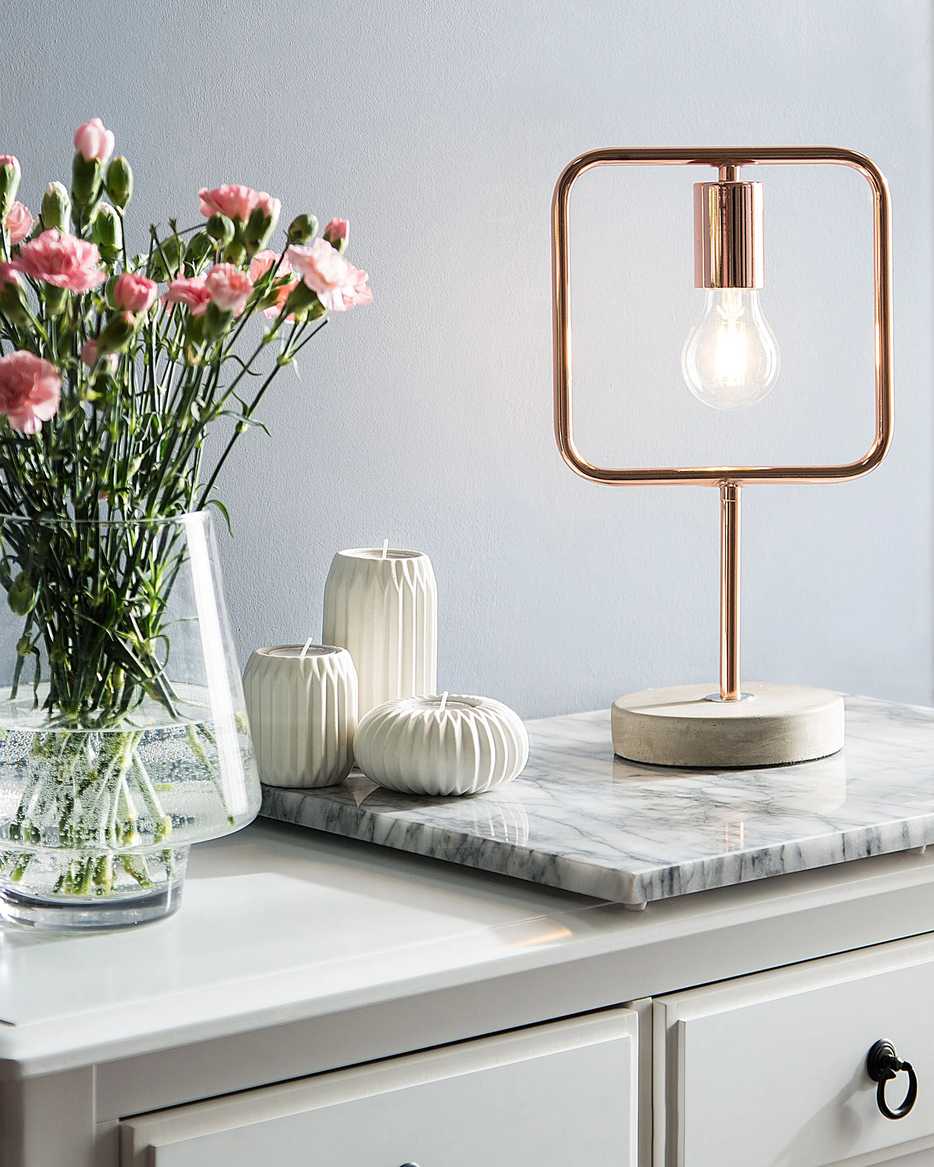 Table Lamp MUNDO Metal Copper