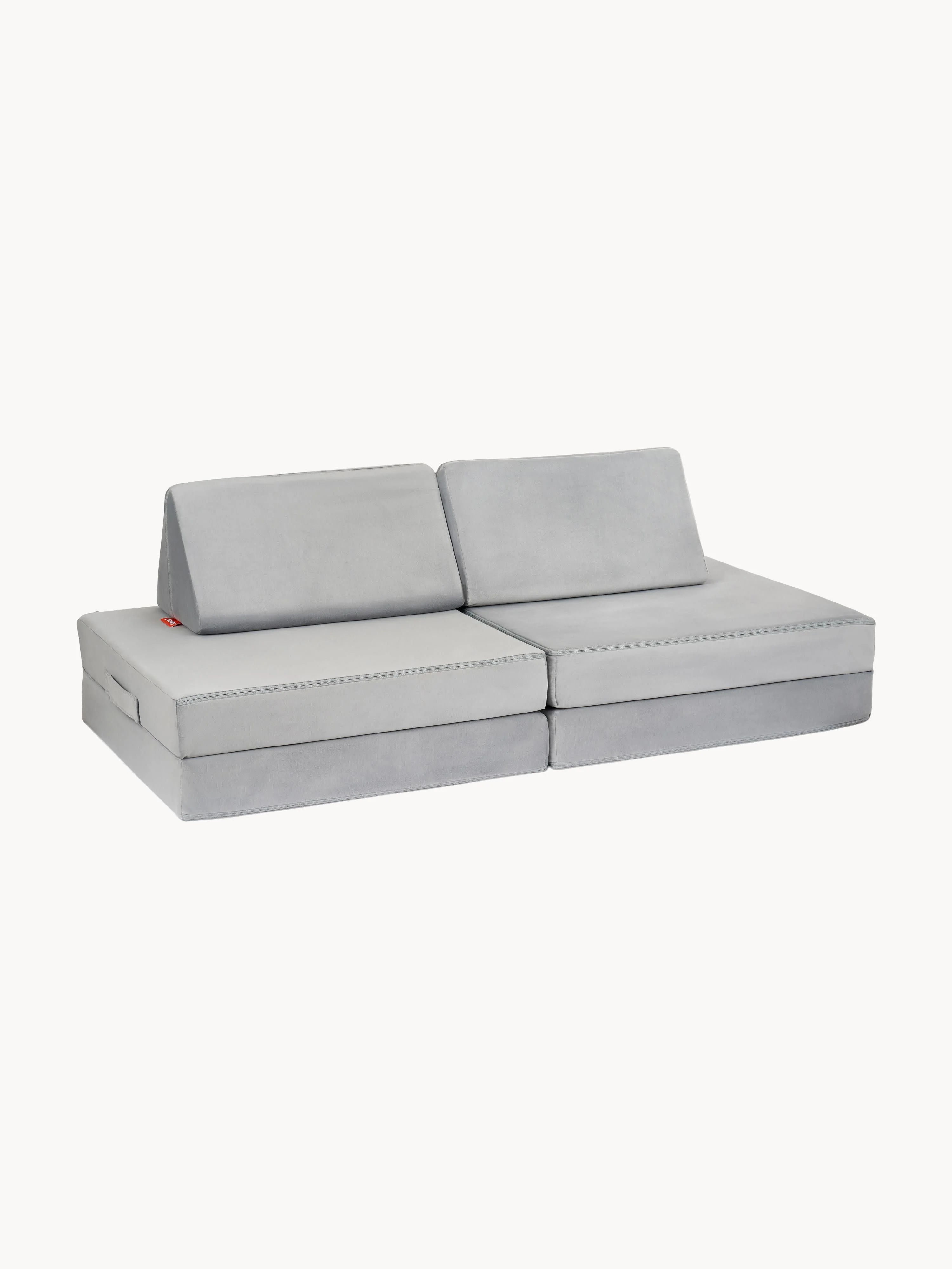 Modulares Samt-Spielsofa Mila, handgefertigt