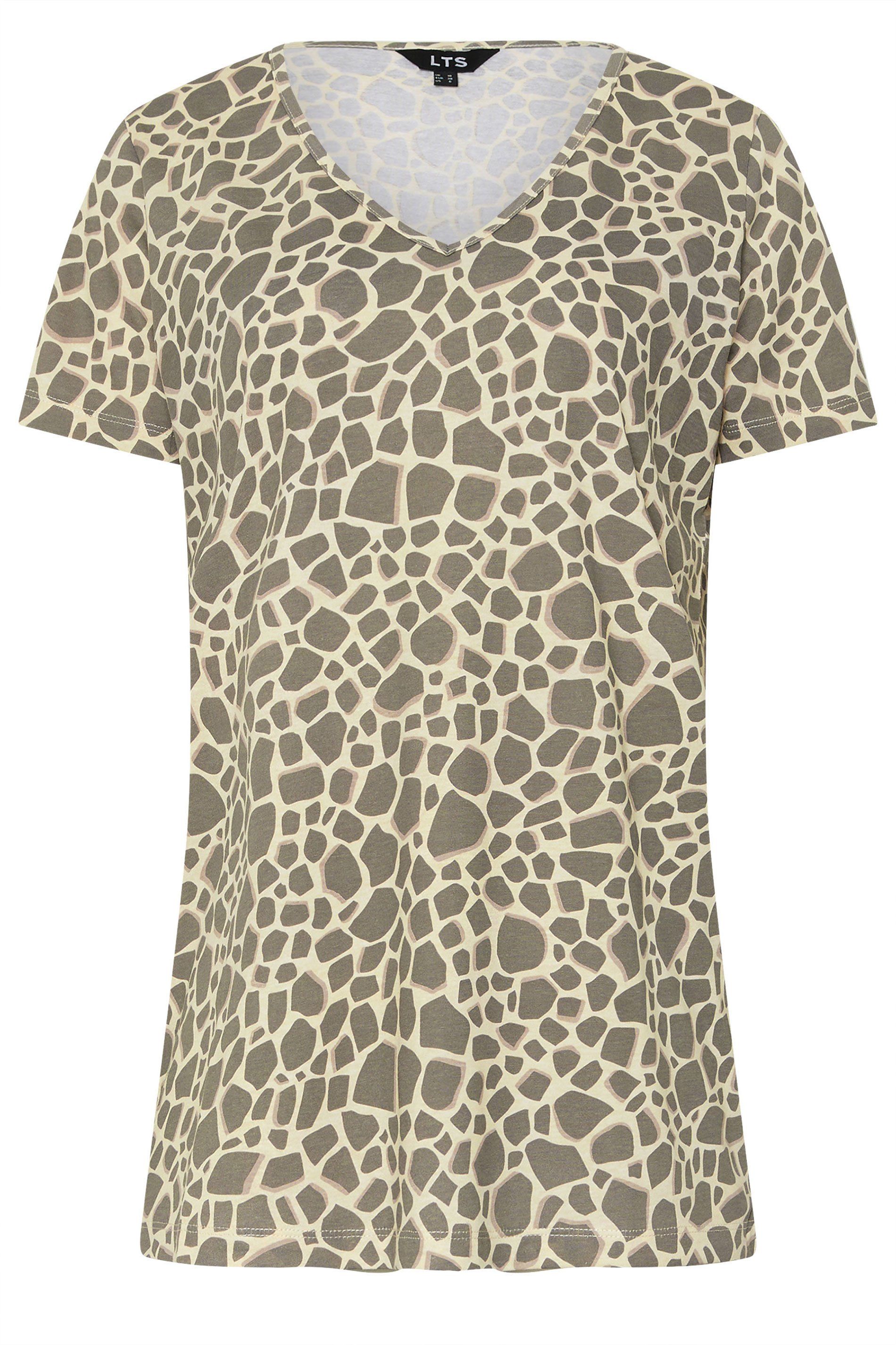 Long Tall Sally Tall Giraffe Print T-Shirt