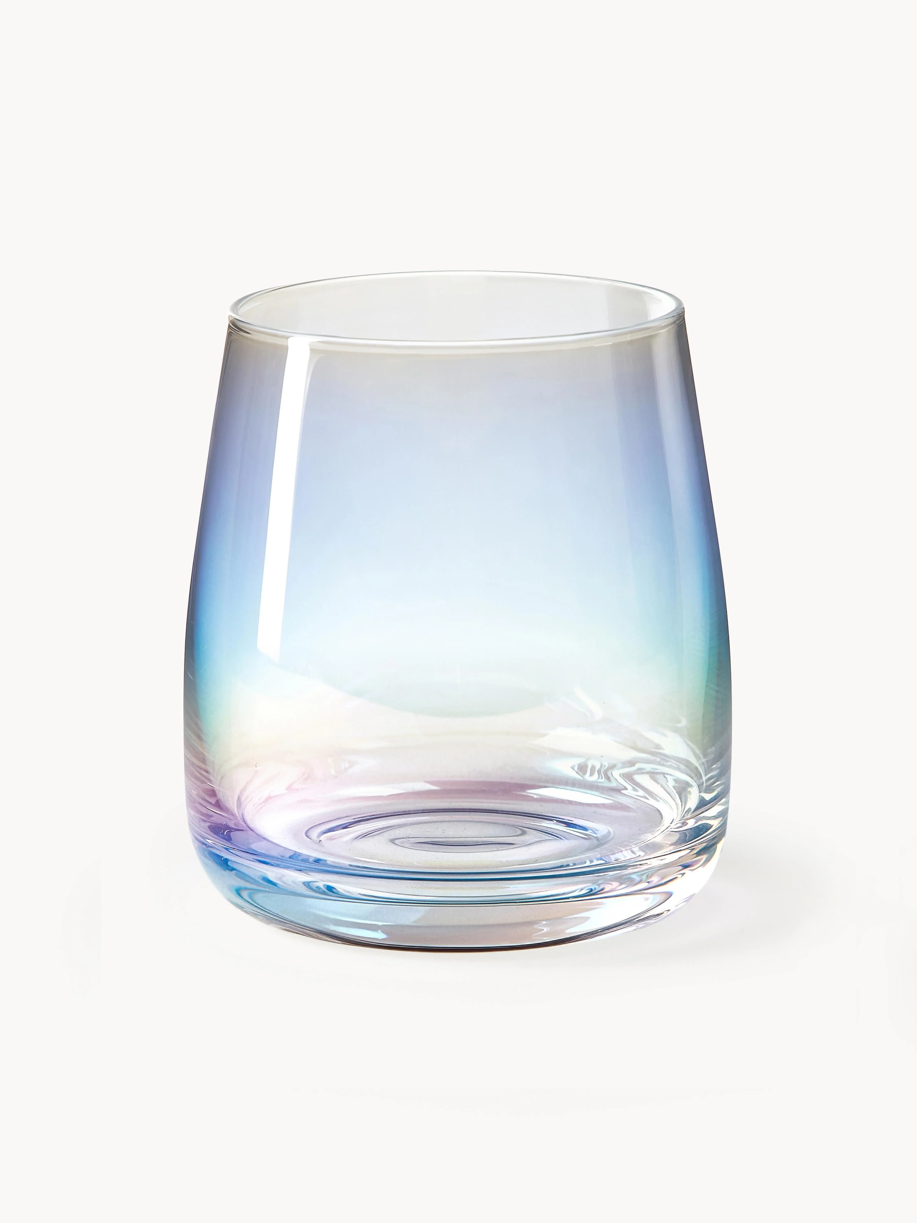 Mundgeblasene Trinkgläser Ellery, Iridescent, 4er-Set