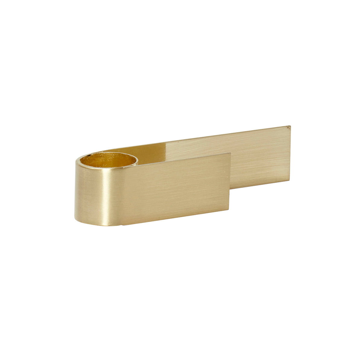 Hübsch kandelaar Roll - ijzer - 3x12xh2cm