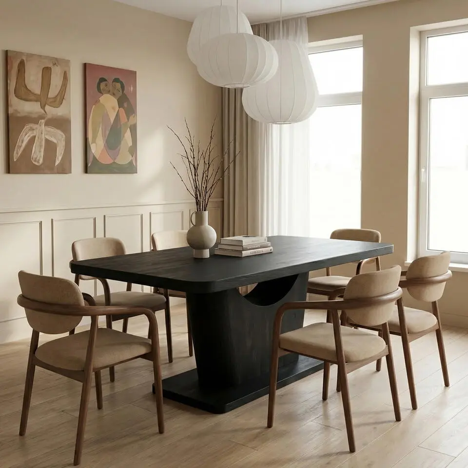 StarFurn - Voco eettafel 200 cm - zwart