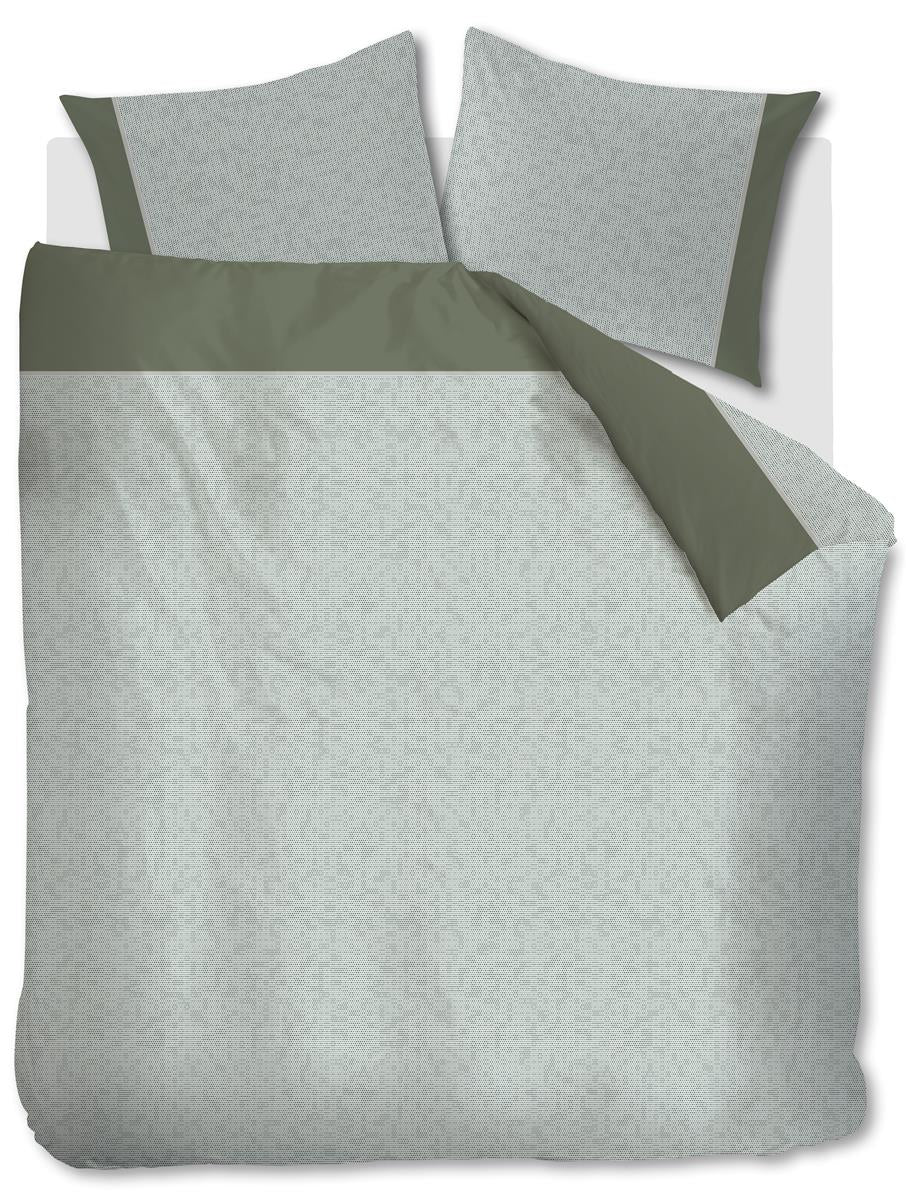 Silvana dekbedovertrek Laurel - 260x200/220 cm - groen
