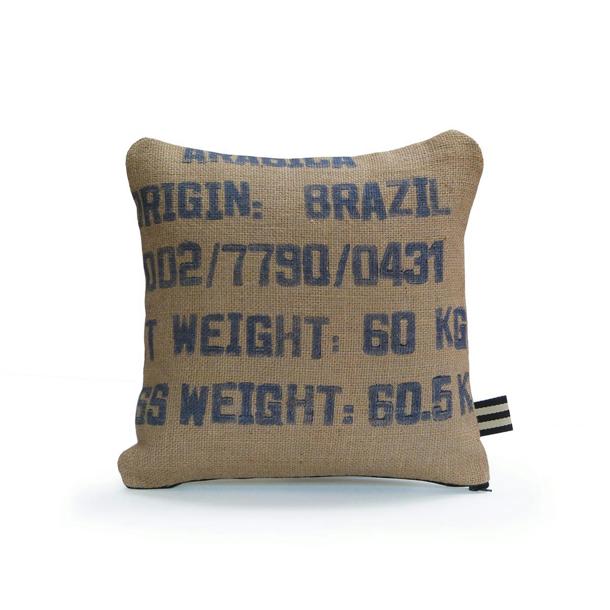 DEKOSTYLE - Housse en toile de sac de café 40x40