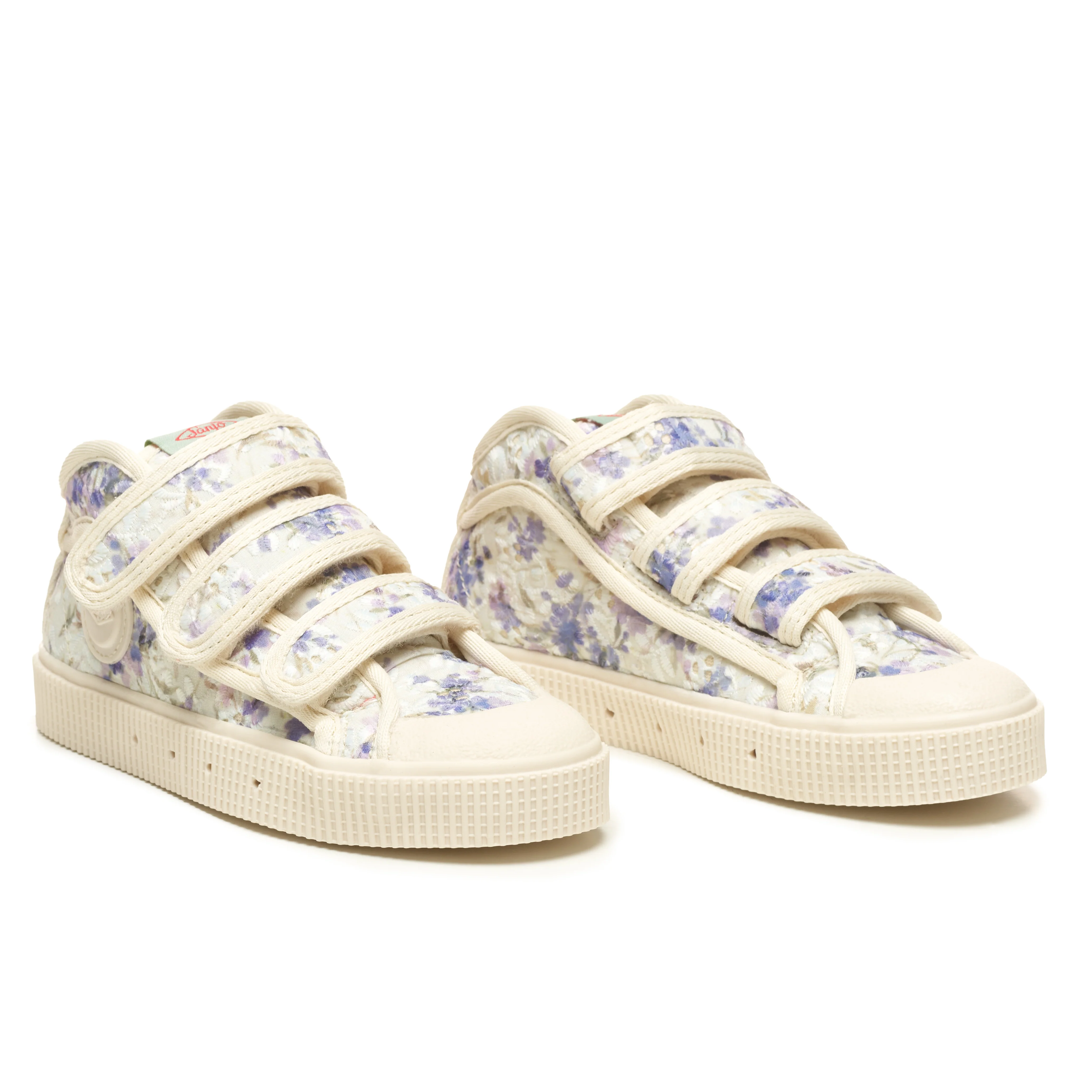 Sanjo Kids V100 Wild Flowers // Ecru Lilac