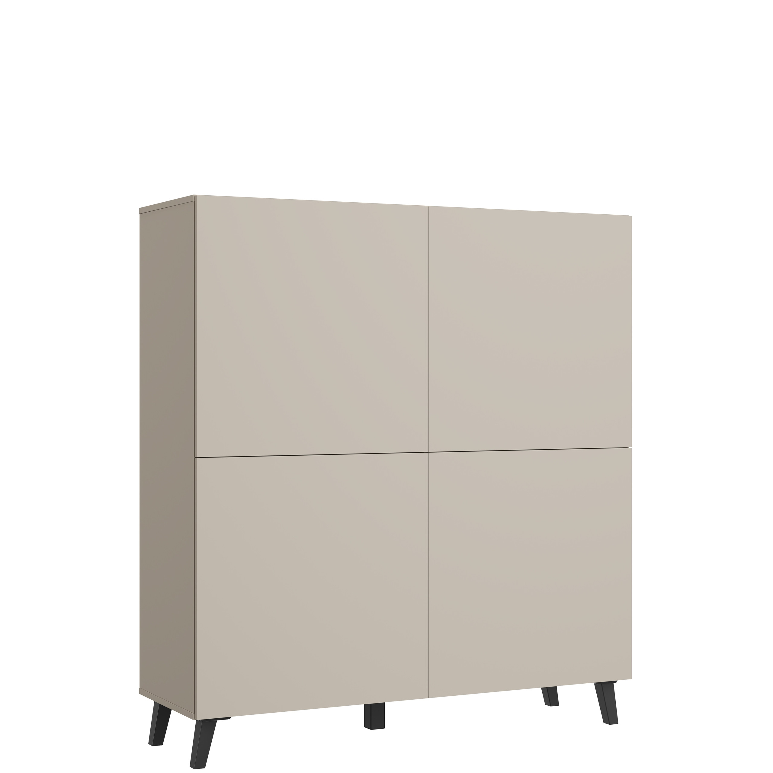 Komoda 120 cm do salonu PUNES na nóżkach