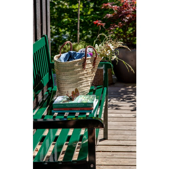 Gartenbank »Brighton«, 2er, Mahogany Grün, (LxHxT): 108 x 89 x 59 cm