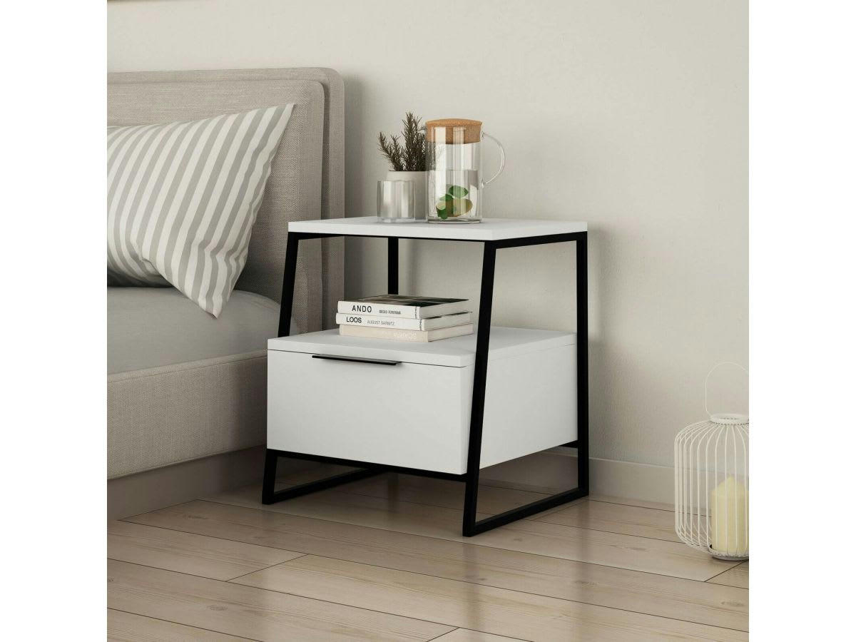 PONTIS - PONTIS - Table de chevet Blanc
