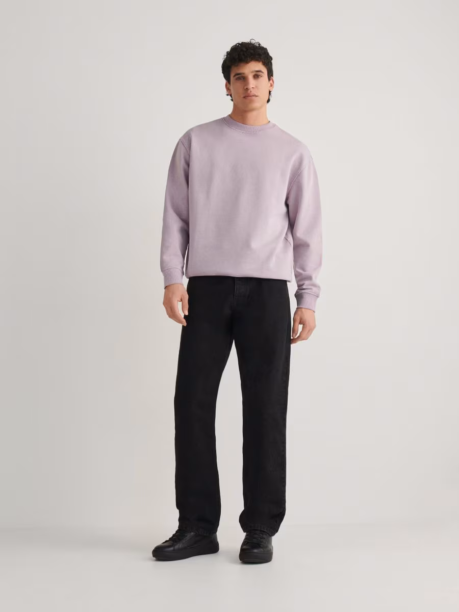 Sweatshirt With Wash Effect